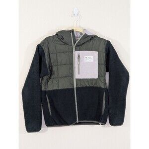 Cotopaxi Trico Hybrid Quilted Fleece Jacket Black Gray Women’s Sz XS College